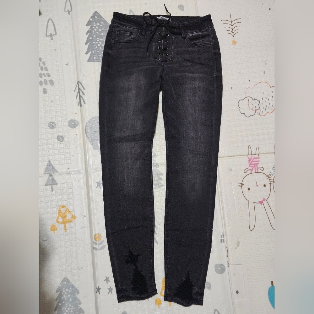 Refuge Black Skinny Jeans